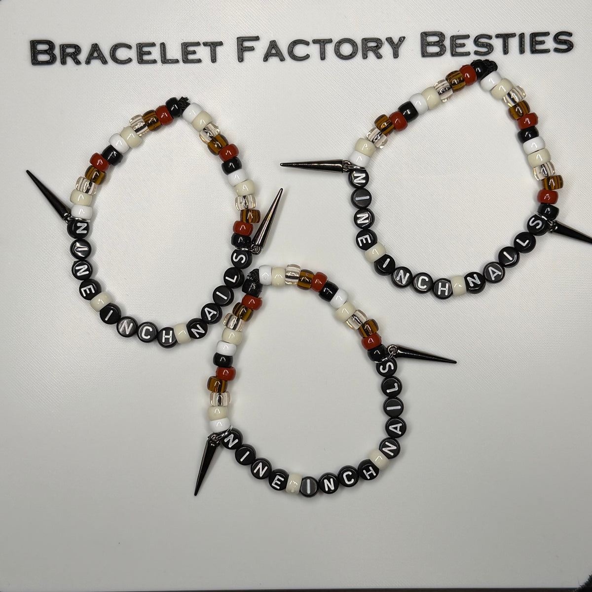Alt/Rock/Metal Music inspired friendship bracelets