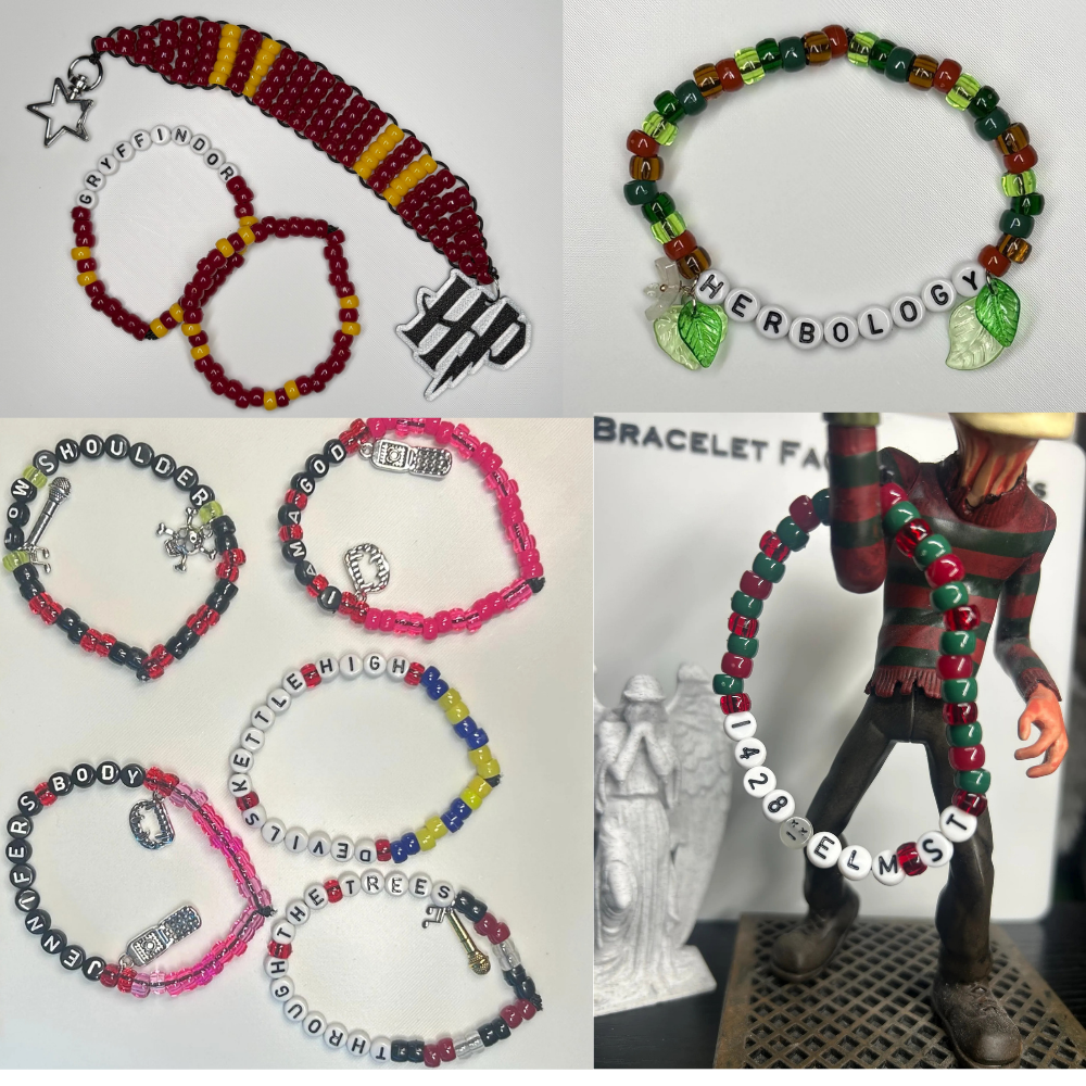 Movie/TV themed friendship bracelets