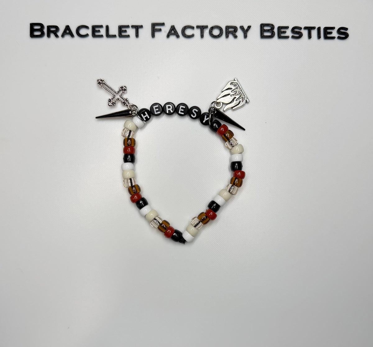 Nine Inch Nails inspired friendship bracelets