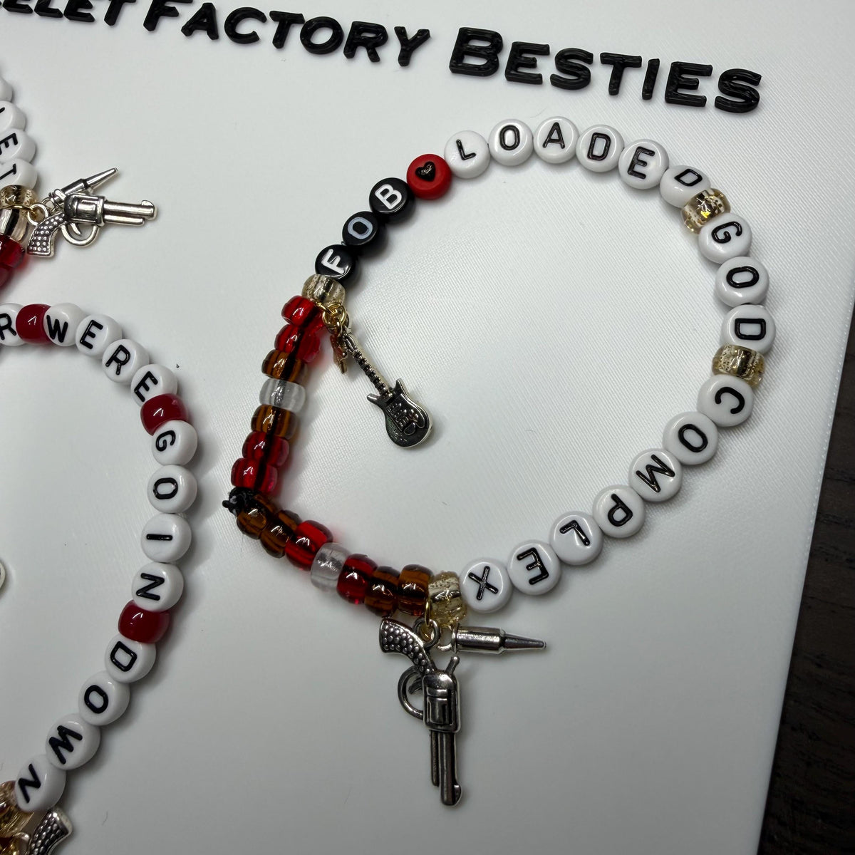 Fall Out Boy friendship bracelets (From Under The Cork Tree)
