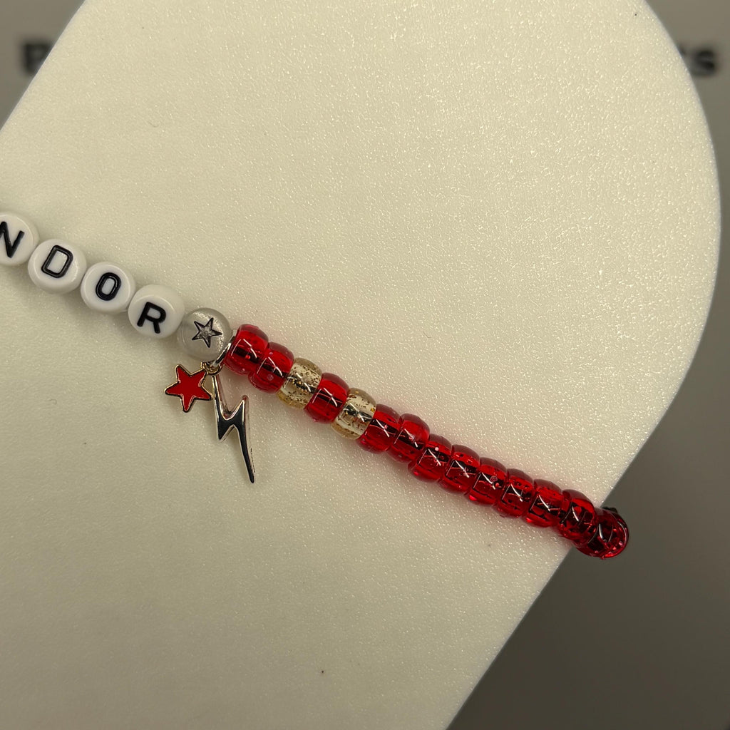 Harry Potter Themed - Hogwarts House Inspired friendship bracelets - SPARKLEY VERSION!
