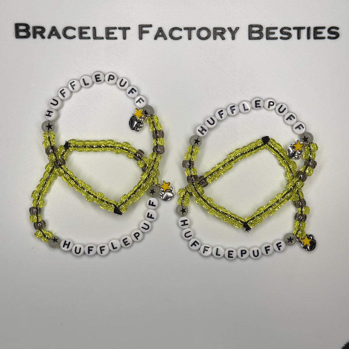 Harry Potter Themed - Hogwarts House Inspired friendship bracelets - SPARKLEY VERSION!