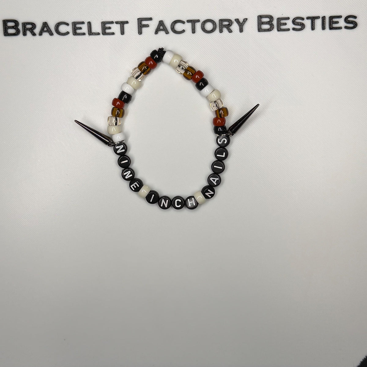 Nine Inch Nails inspired friendship bracelets
