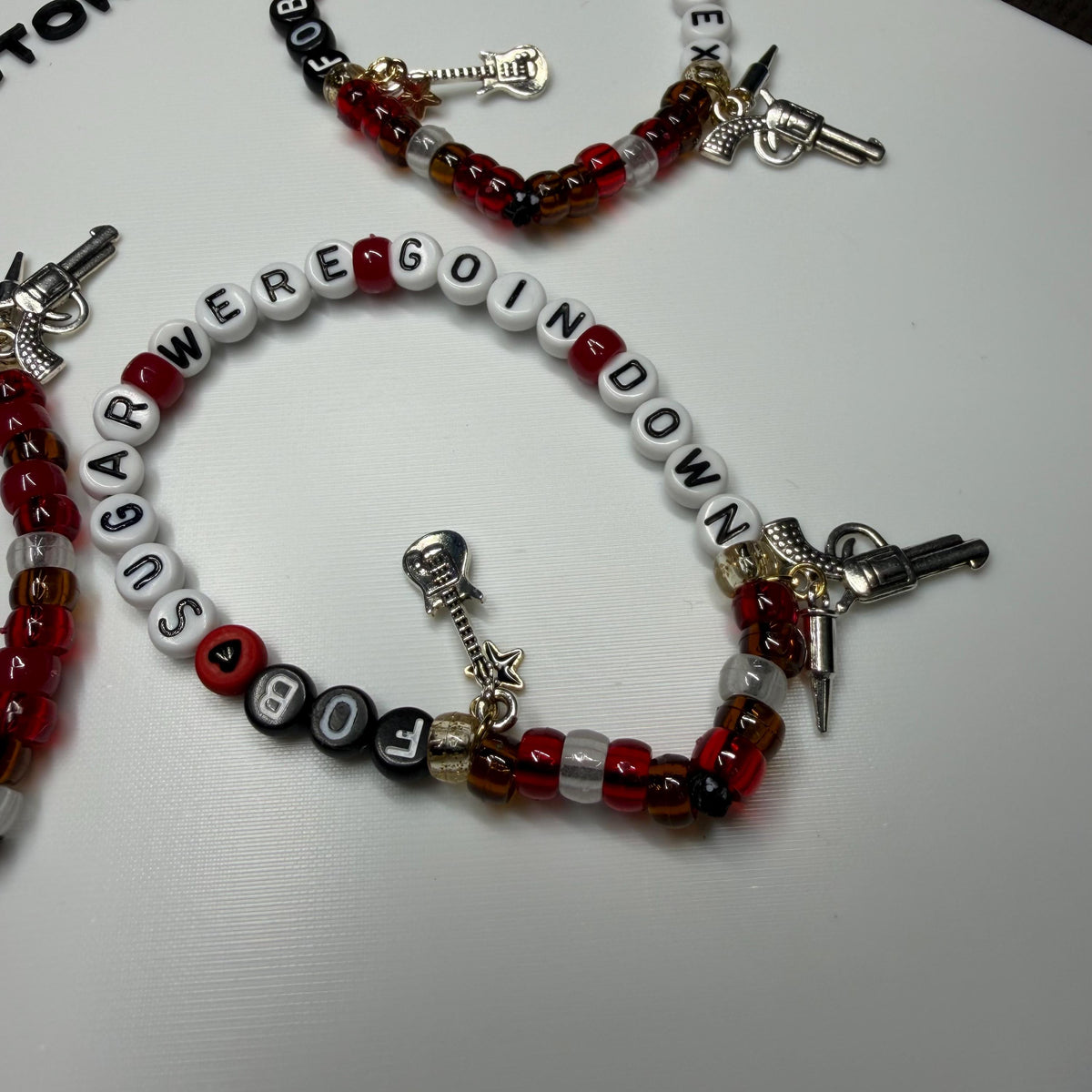 Fall Out Boy friendship bracelets (From Under The Cork Tree)
