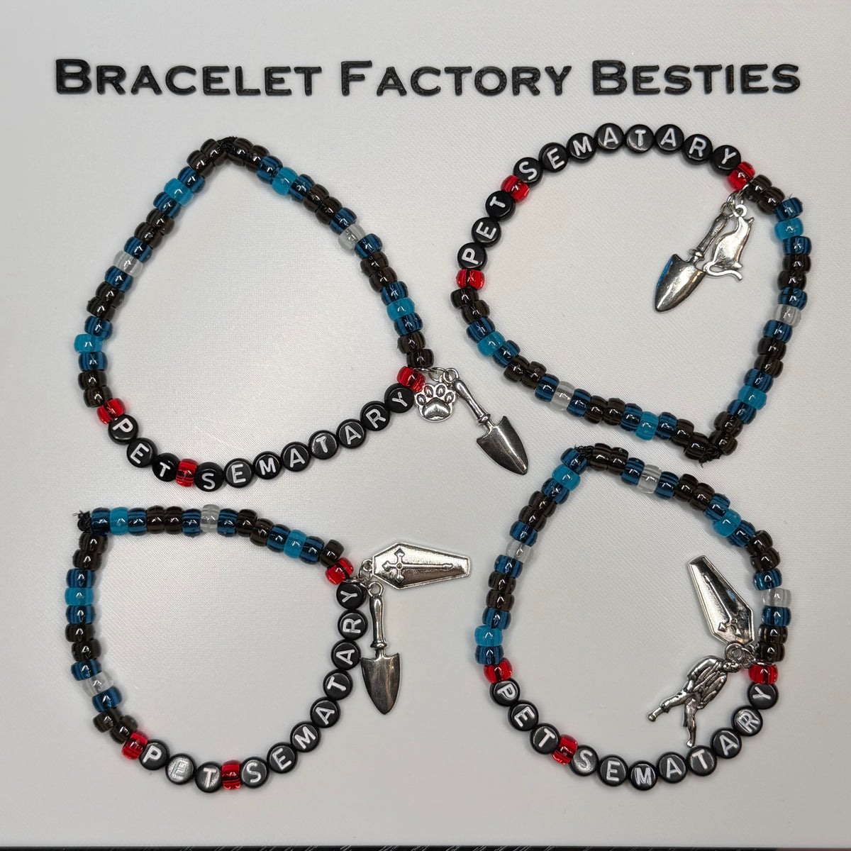 Pet Sematary inspired friendship bracelets