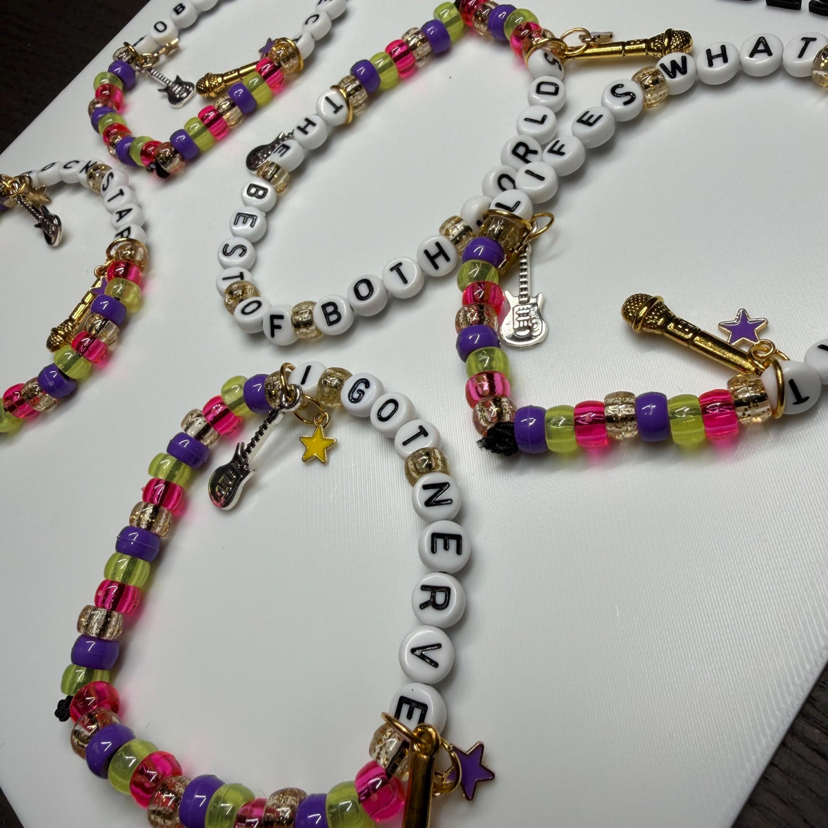 Hannah Montana inspired friendship bracelets