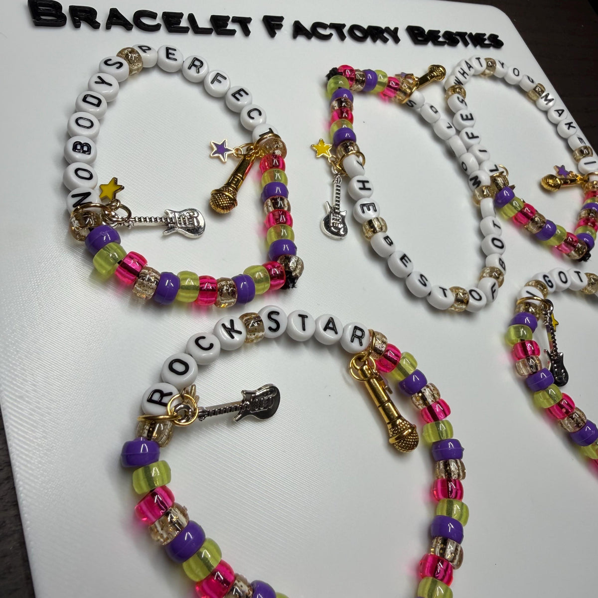 Hannah Montana inspired friendship bracelets