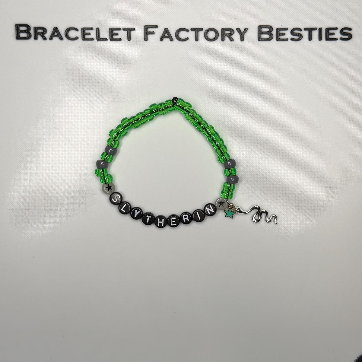 Harry Potter Themed - Hogwarts House Inspired friendship bracelets - SPARKLEY VERSION!