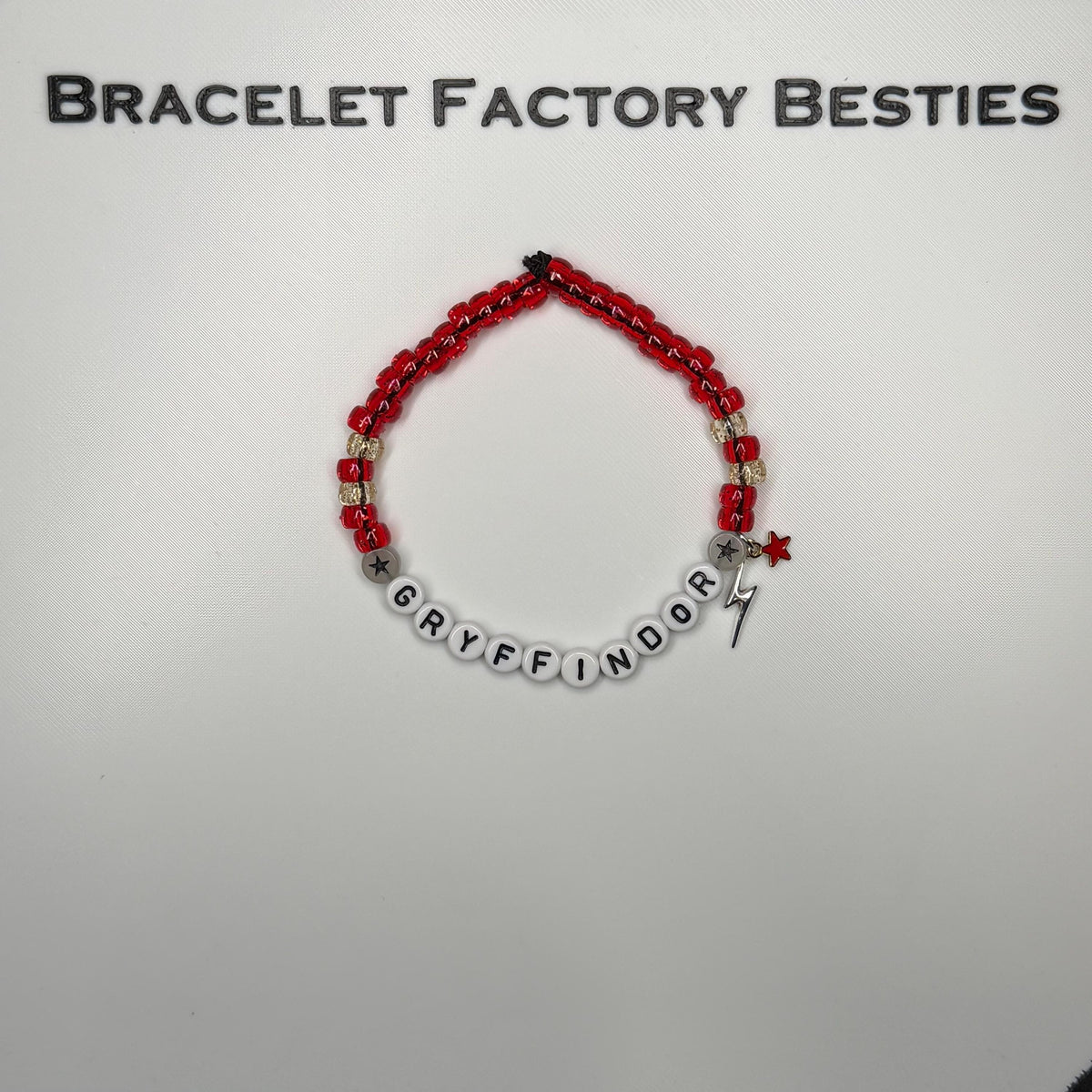 Harry Potter Themed - Hogwarts House Inspired friendship bracelets - SPARKLEY VERSION!