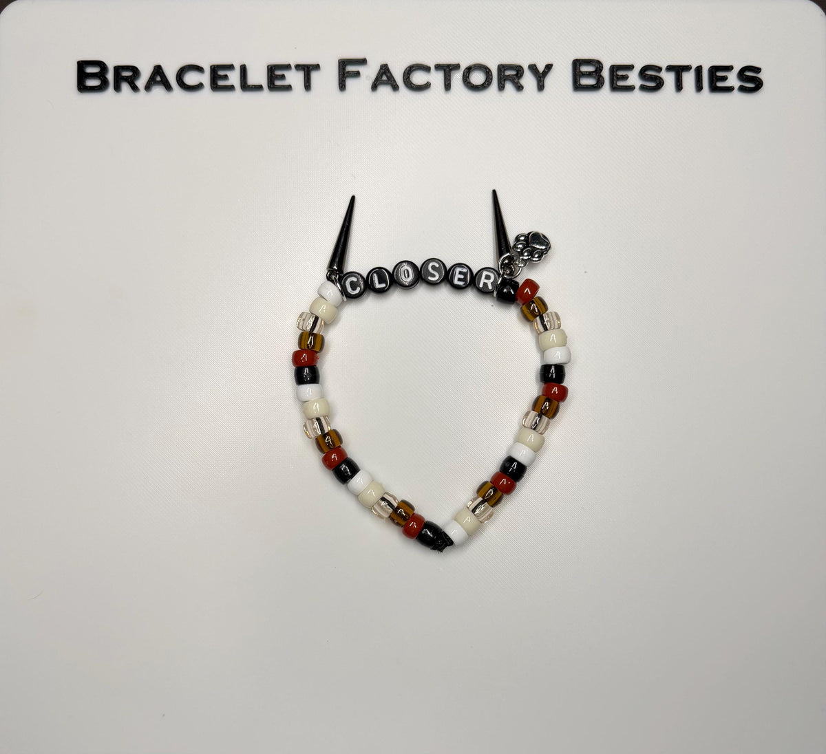 Nine Inch Nails inspired friendship bracelets