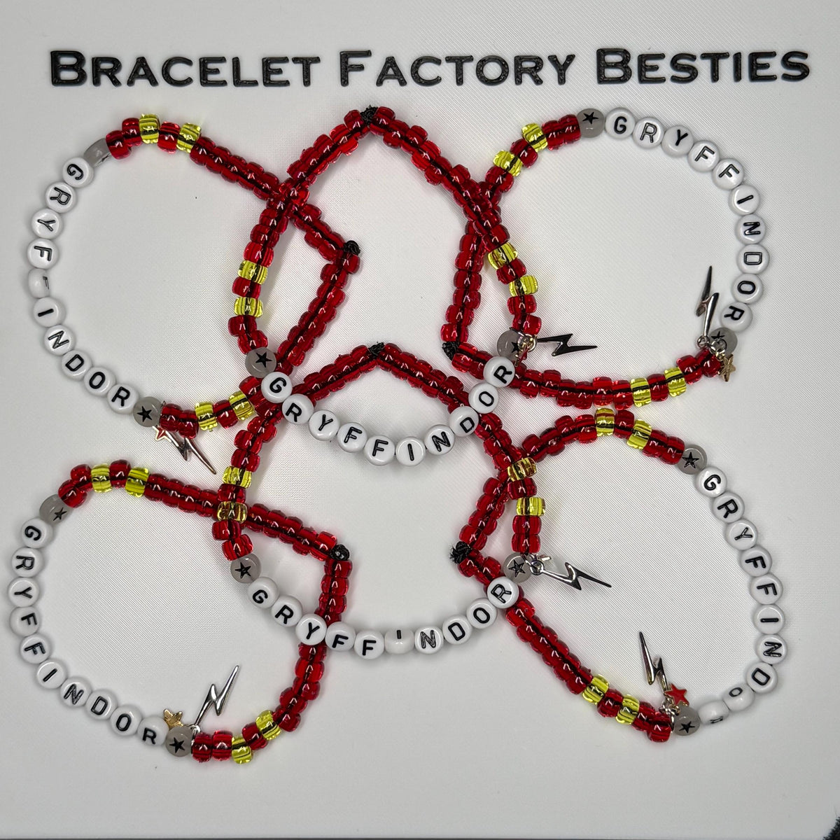 Harry potter Themed - Hogwarts House inspired friendship bracelets!