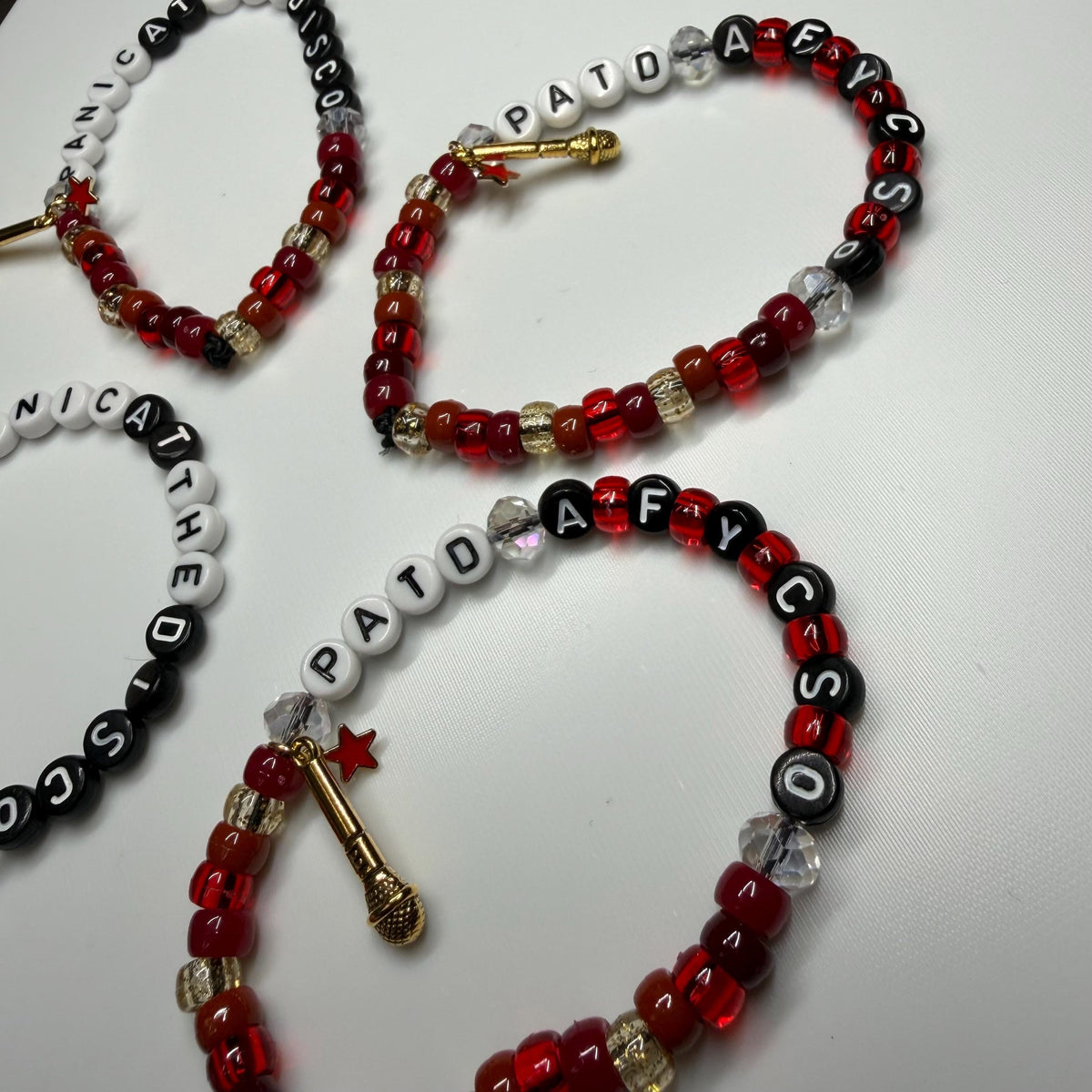 Panic! At The Disco friendship bracelets