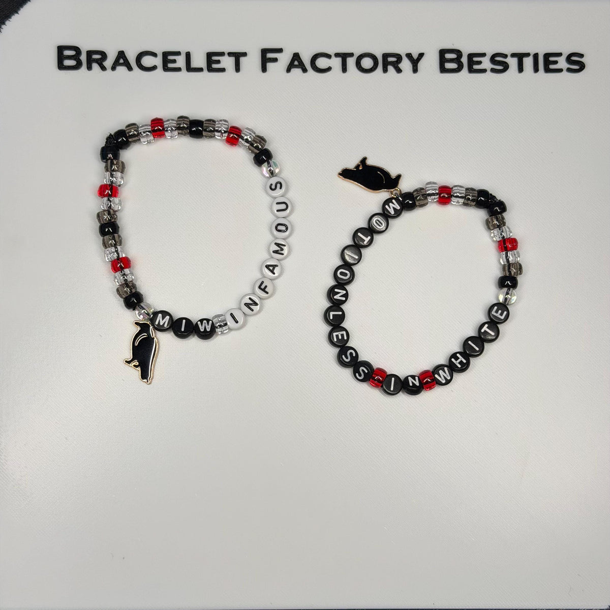Motionless In White inspired friendship bracelets (all albums!)