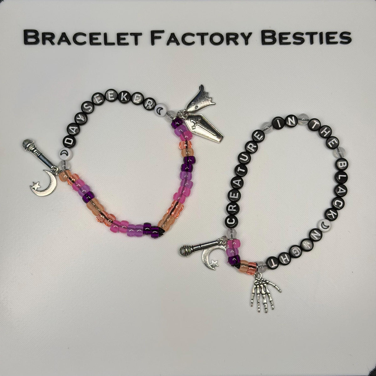 Dayseeker “Creature In The Black Night” (album) inspired friendship bracelets