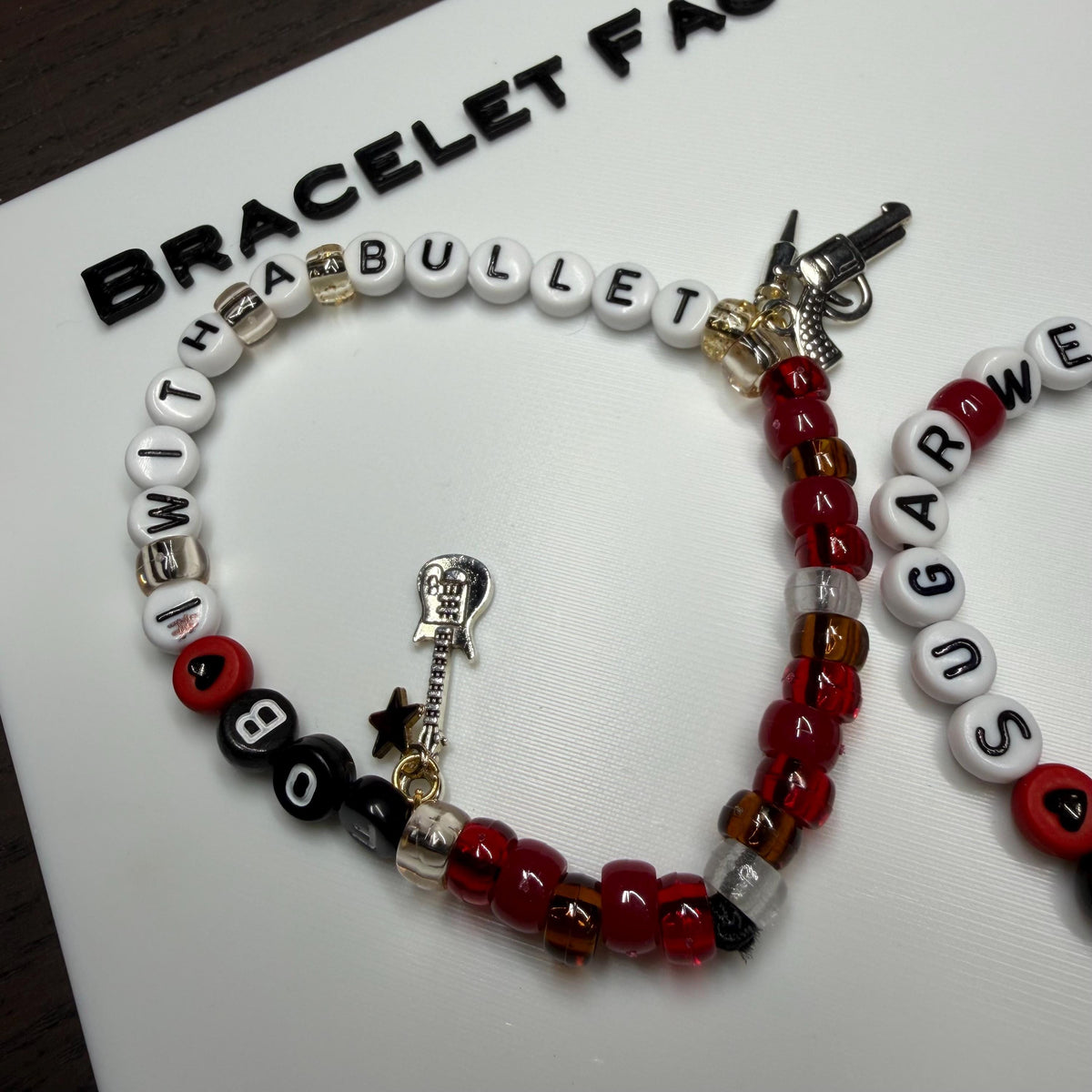 Fall Out Boy friendship bracelets (From Under The Cork Tree)
