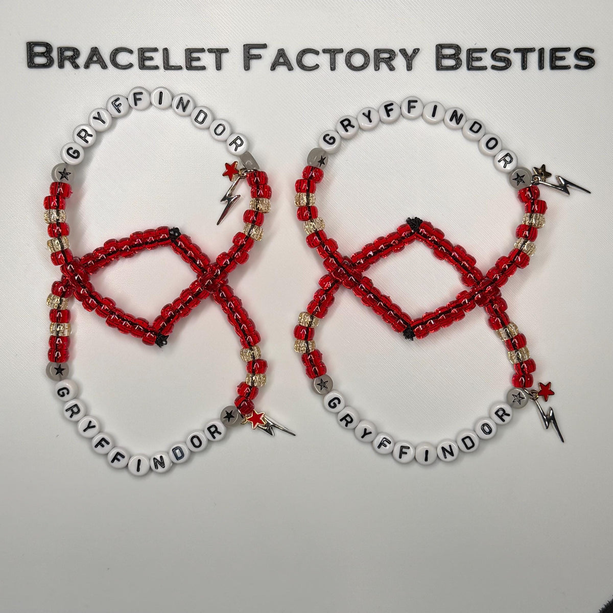 Harry Potter Themed - Hogwarts House Inspired friendship bracelets - SPARKLEY VERSION!