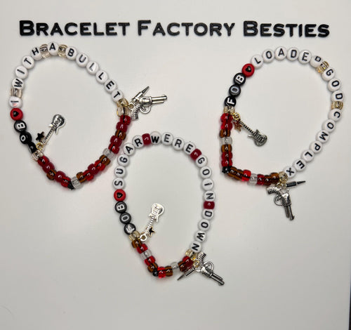 Fall Out Boy friendship bracelets (From Under The Cork Tree)