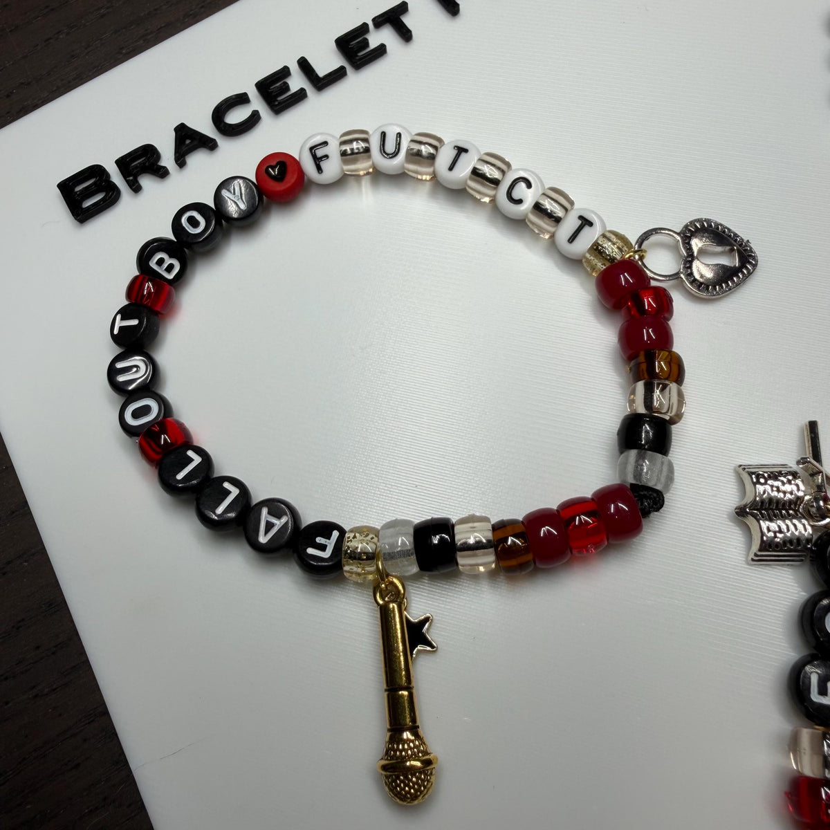 Fall Out Boy friendship bracelets (From Under The Cork Tree)