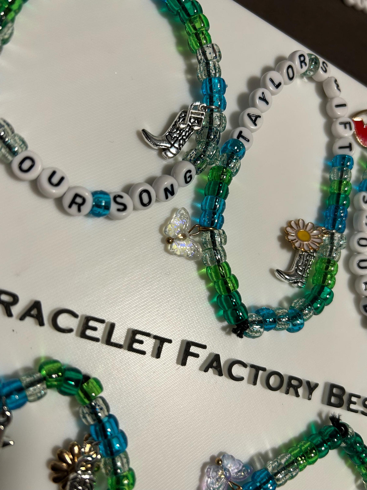 Taylor Swift - “Debut” album inspired friendship bracelets
