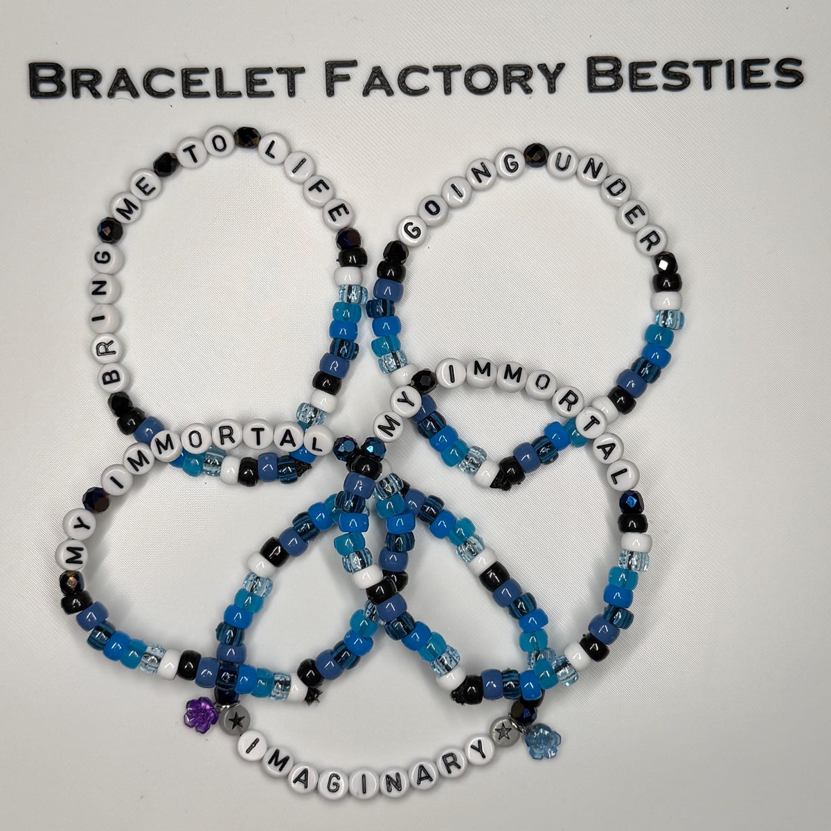 Evanescene friendship bracelets [Fallen, The Bitter Truth & Self-titled]