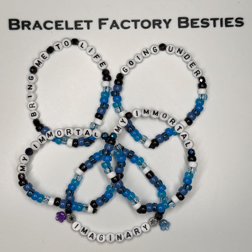 Evanescene friendship bracelets [Fallen, The Bitter Truth & Self-titled]
