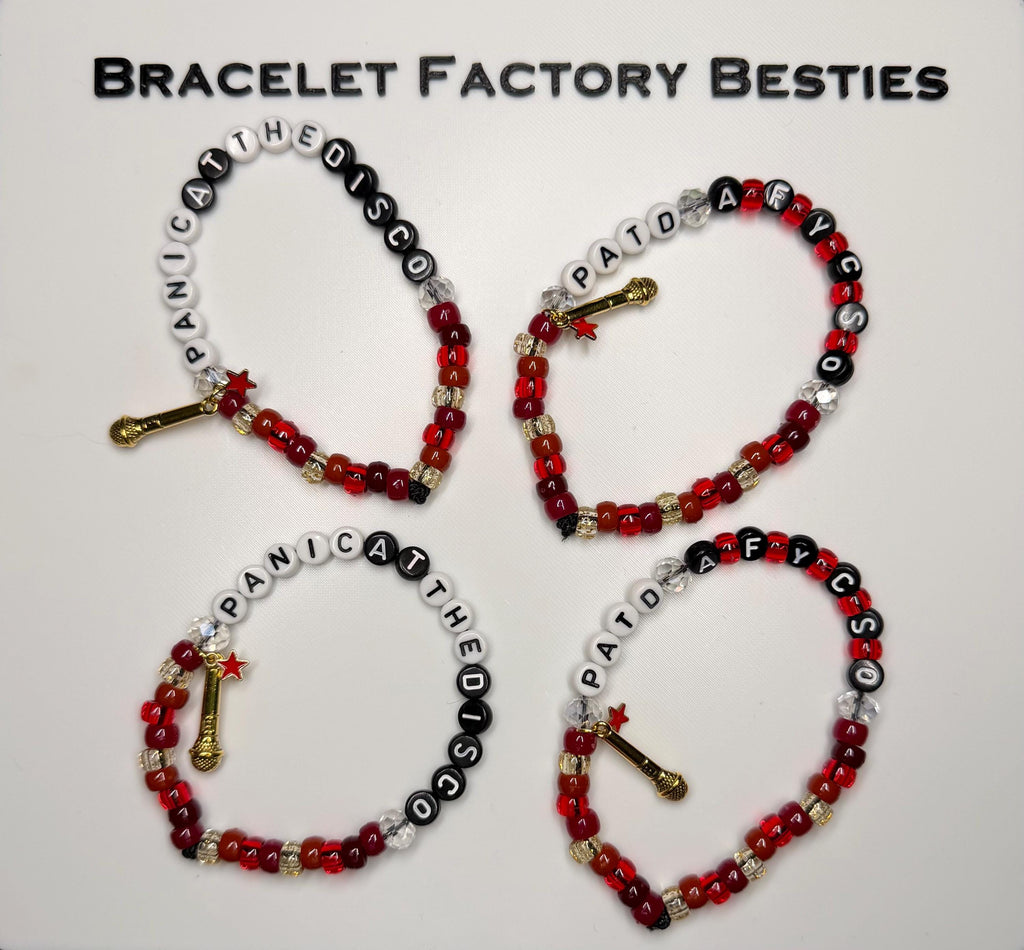 Panic! At The Disco friendship bracelets