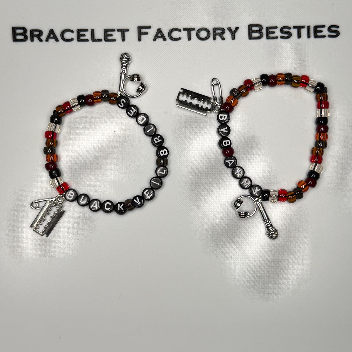Black Veil Brides Inspired Friendship Bracelets