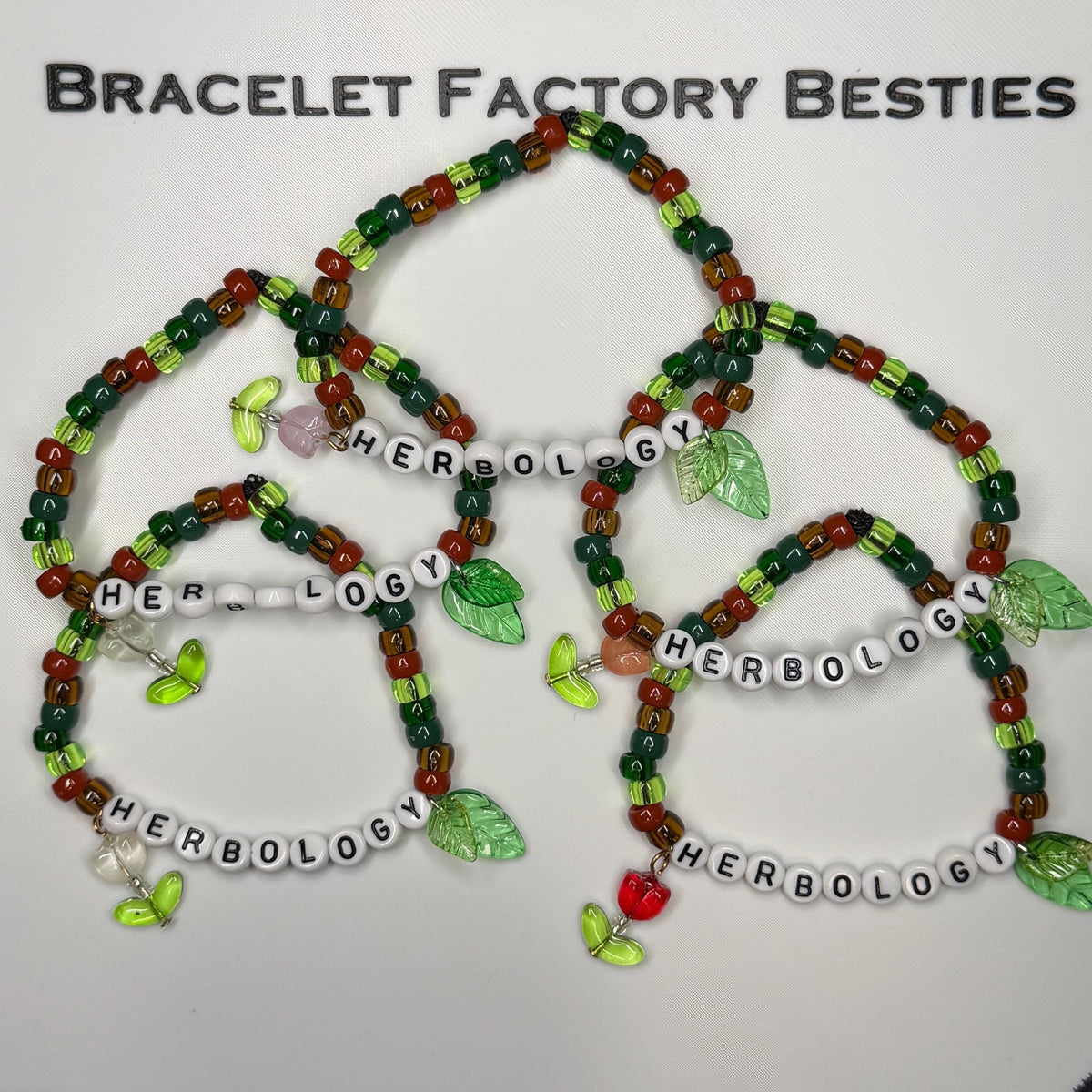 Harry Potter inspired - Herbology themed friendship bracelets!