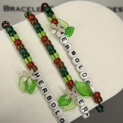 Harry Potter inspired - Herbology themed friendship bracelets!