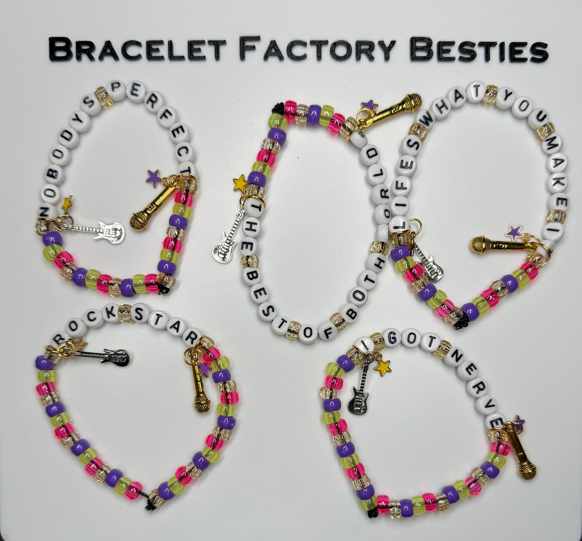 Hannah Montana inspired friendship bracelets