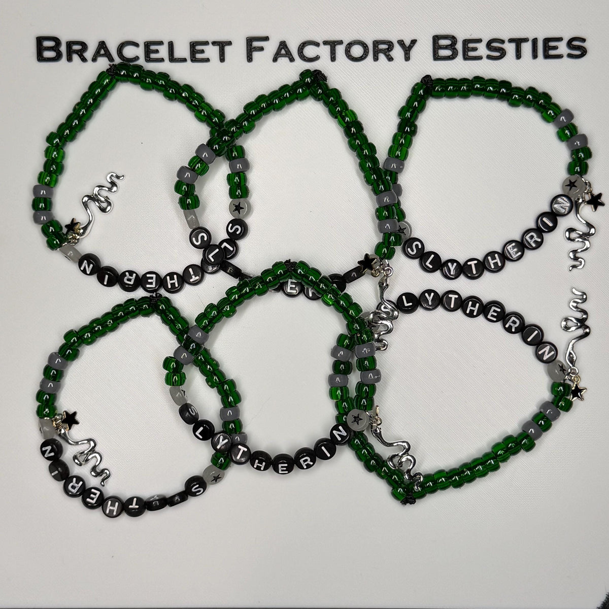 Harry potter Themed - Hogwarts House inspired friendship bracelets!