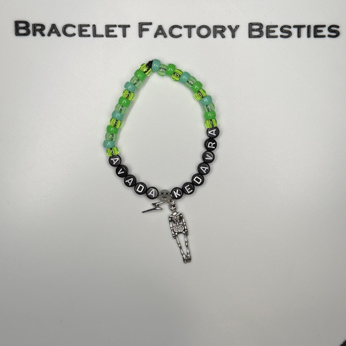 Harry Potter Themed - “AVADA KEDAVRA” (Unforgivable Curse) inspired friendship bracelets!