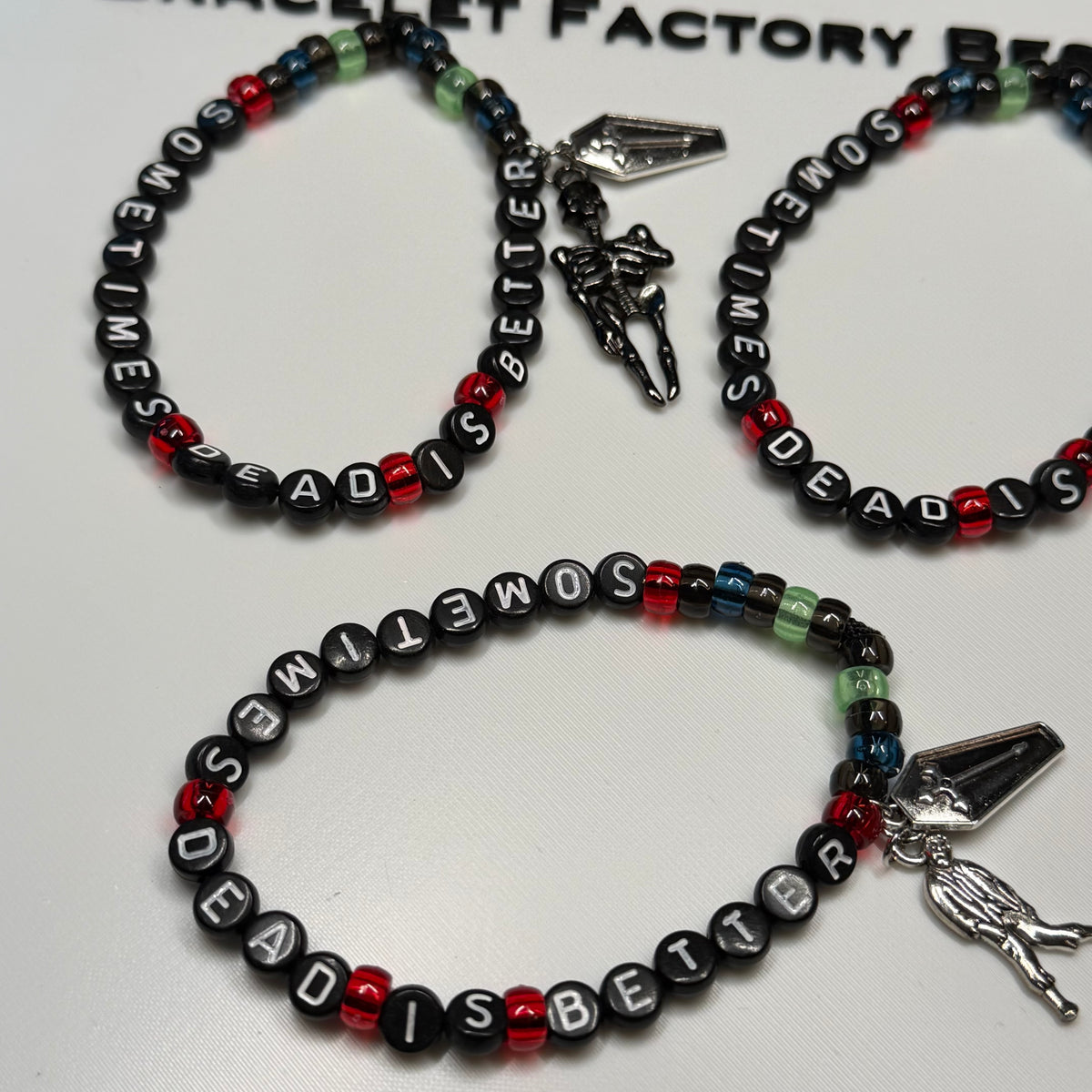 Pet Sematary inspired friendship bracelets