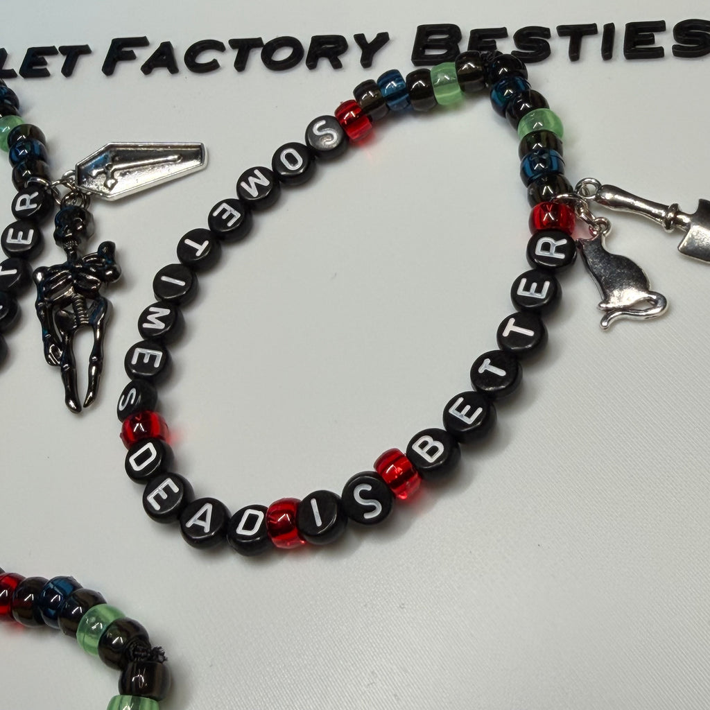 Pet Sematary inspired friendship bracelets