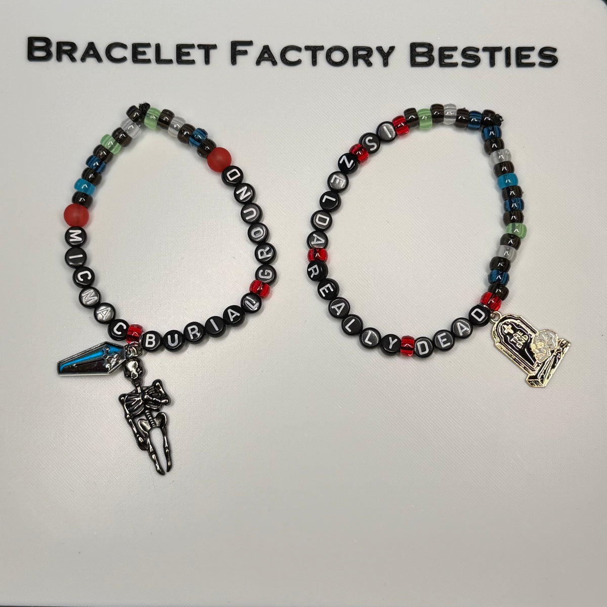 Pet Sematary inspired friendship bracelets