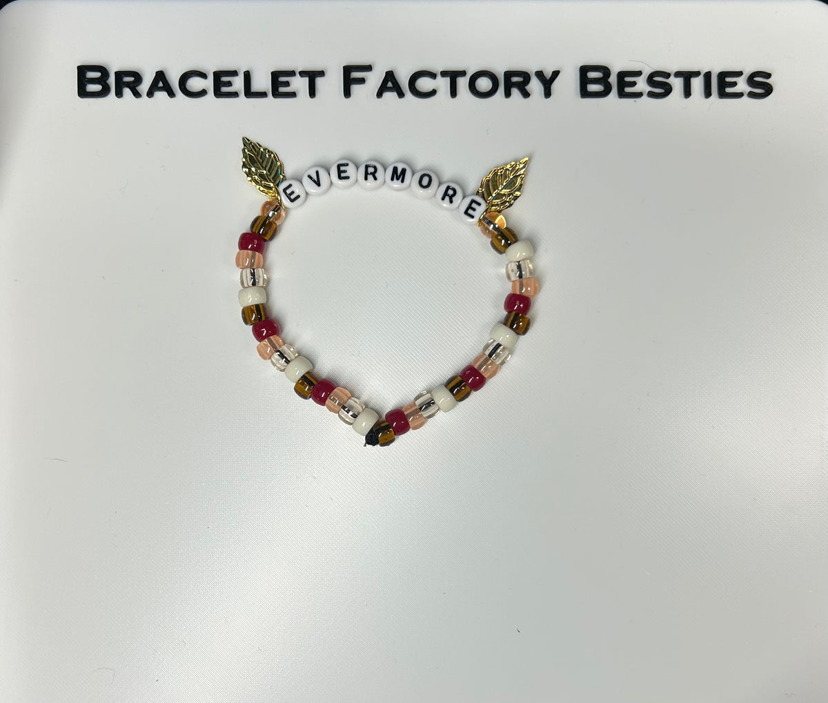 TaylorSwift "evermore" friendship bracelets