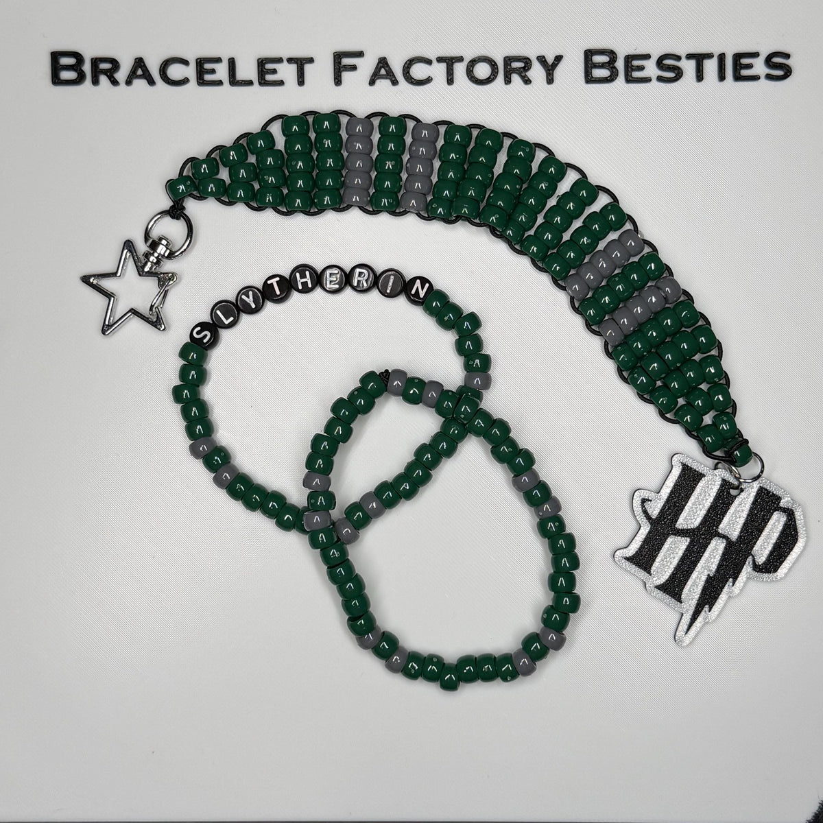 Hogwarts House Inspired Keychain & Friendship Bracelet sets!