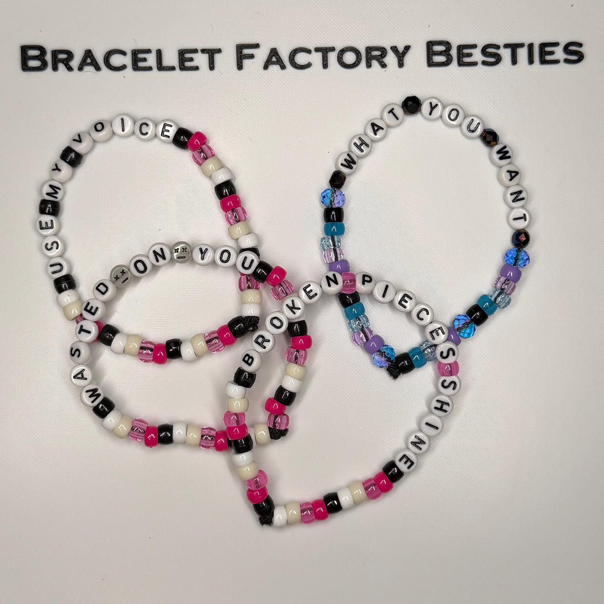 Evanescene friendship bracelets [Fallen, The Bitter Truth & Self-titled]