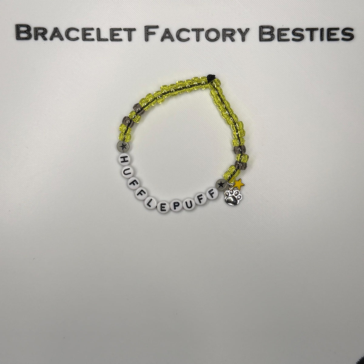 Harry Potter Themed - Hogwarts House Inspired friendship bracelets - SPARKLEY VERSION!