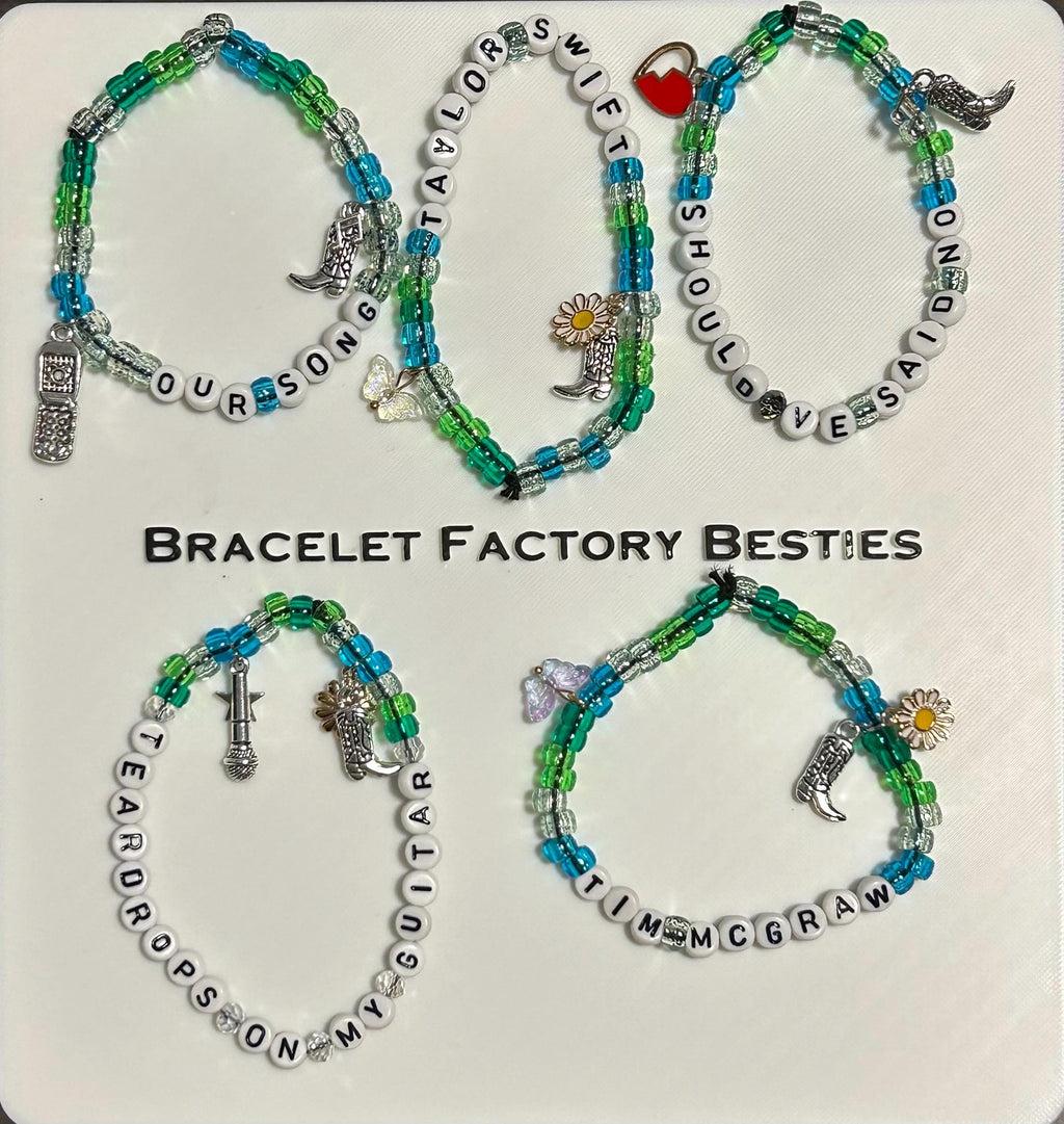 Taylor Swift - “Debut” album inspired friendship bracelets