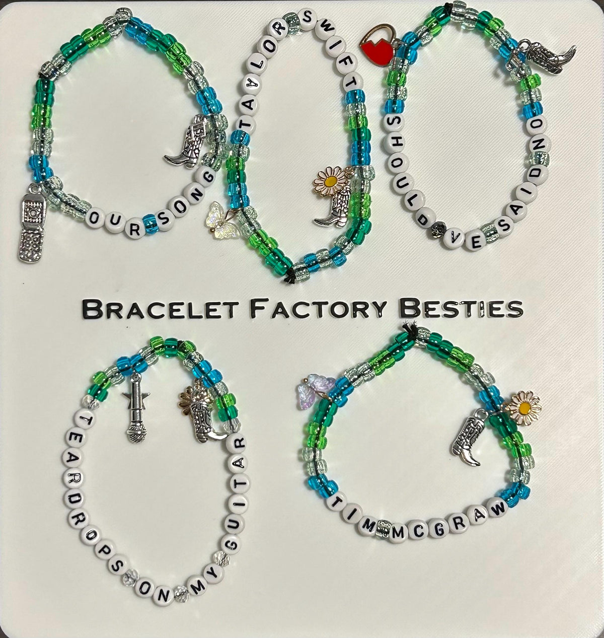 Taylor Swift - “Debut” album inspired friendship bracelets