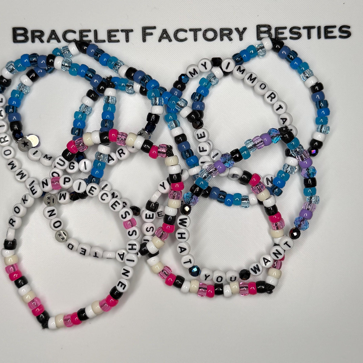 Evanescene friendship bracelets [Fallen, The Bitter Truth & Self-titled]