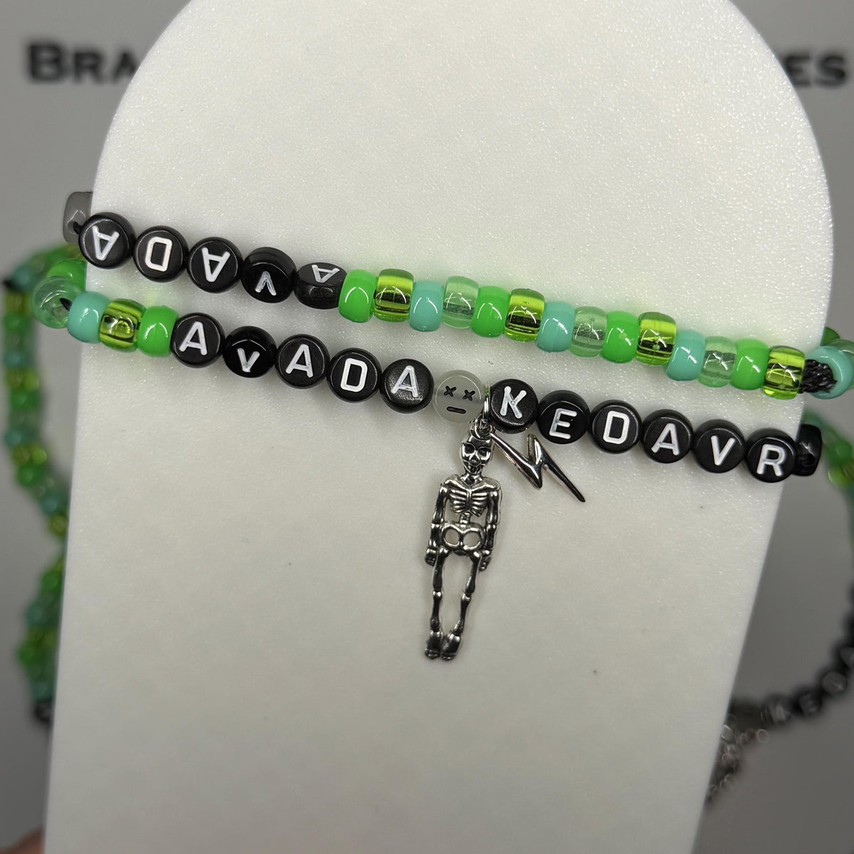 Harry Potter Themed - “AVADA KEDAVRA” (Unforgivable Curse) inspired friendship bracelets!