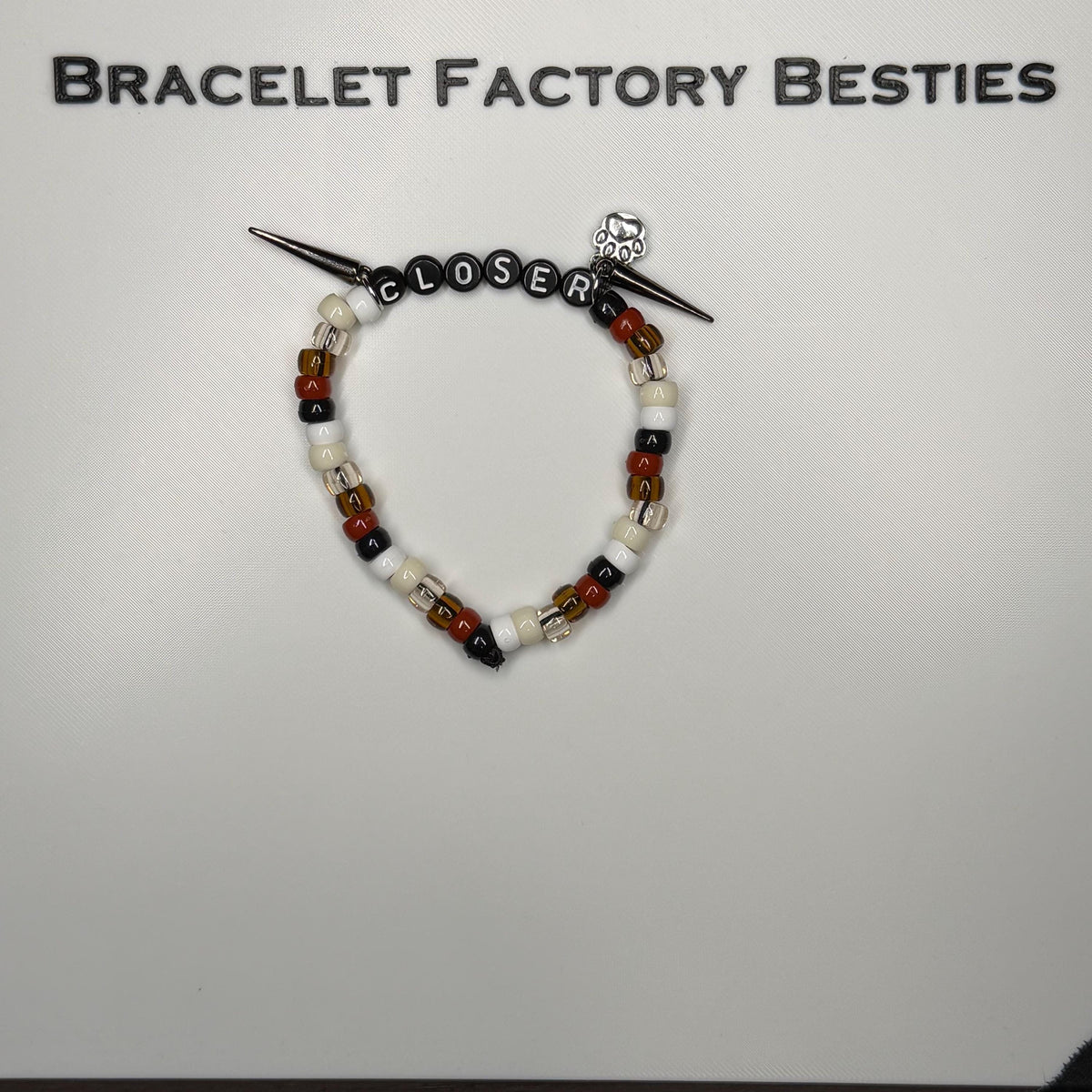 Nine Inch Nails inspired friendship bracelets