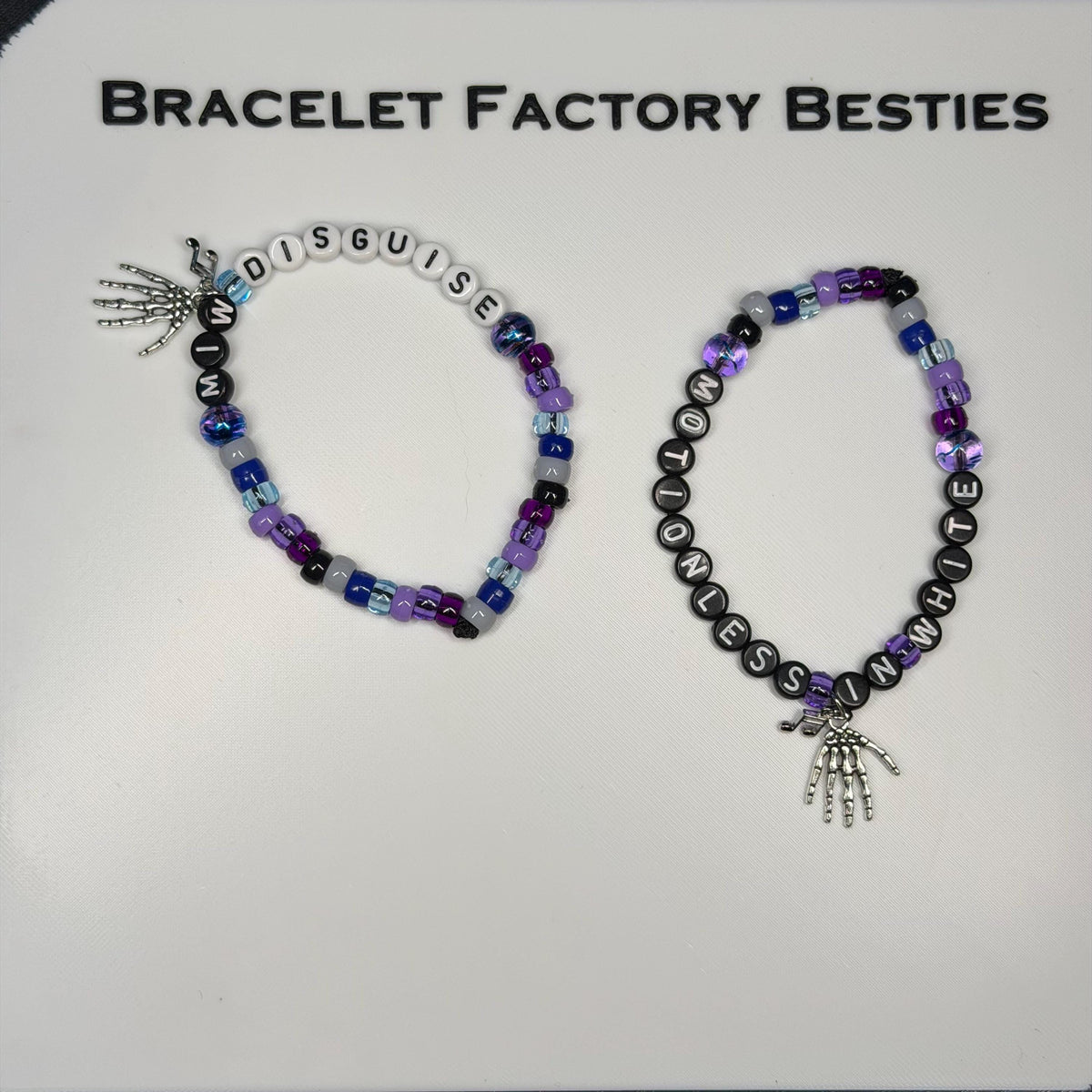 Motionless In White inspired friendship bracelets (all albums!)