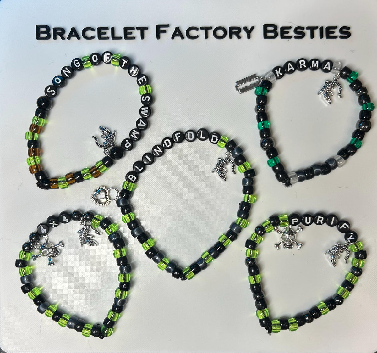 WAGE WAR inspired friendship bracelets