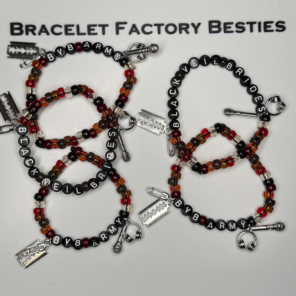 Black Veil Brides Inspired Friendship Bracelets