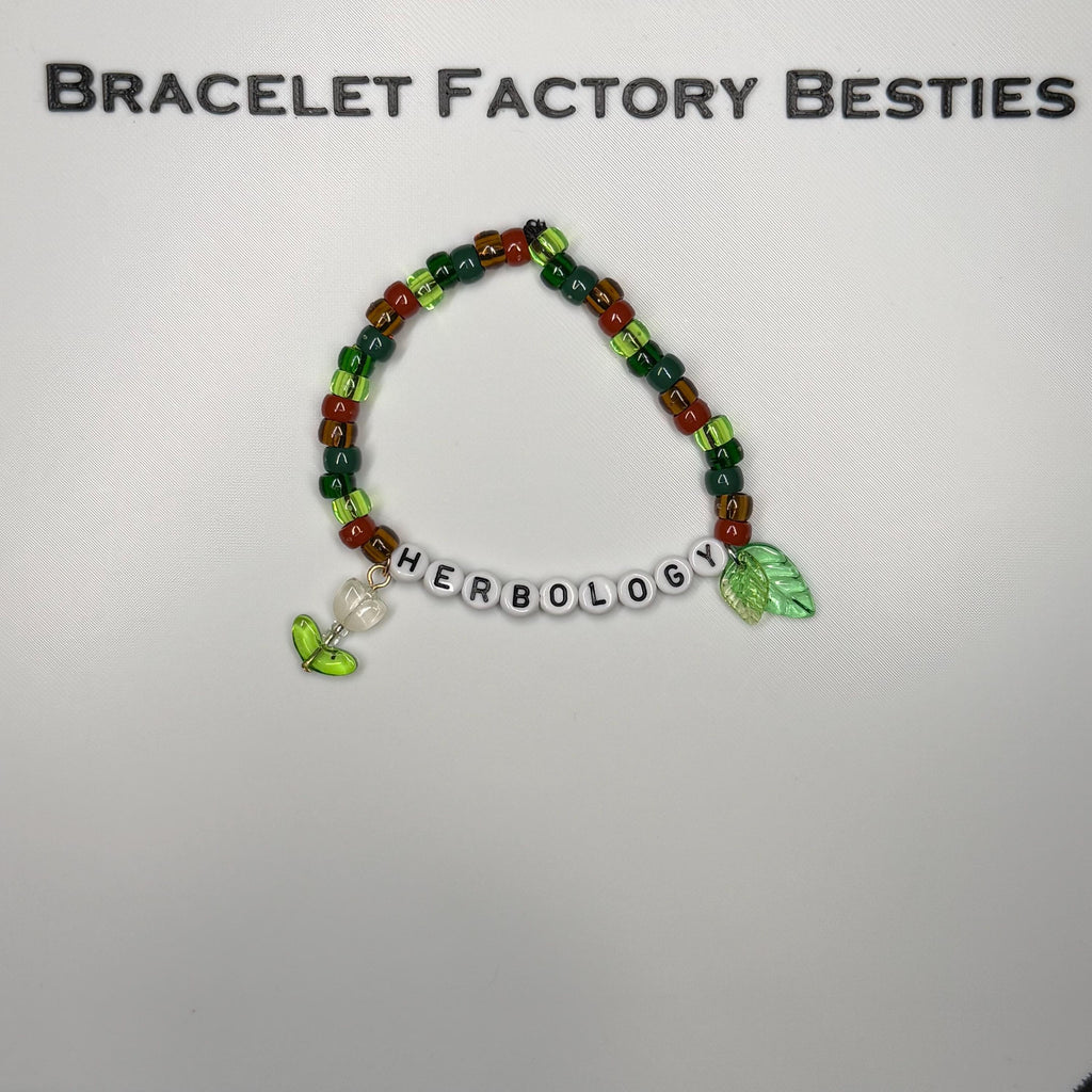 Harry Potter inspired - Herbology themed friendship bracelets!