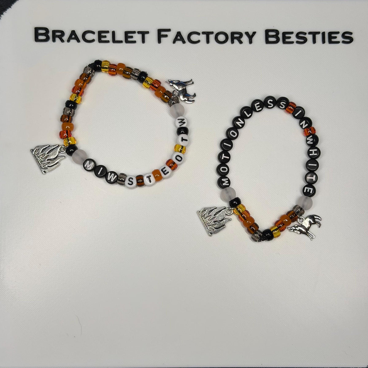 Motionless In White inspired friendship bracelets (all albums!)