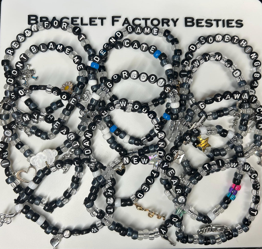 Taylor Swift - Reputation album inspired friendship bracelets